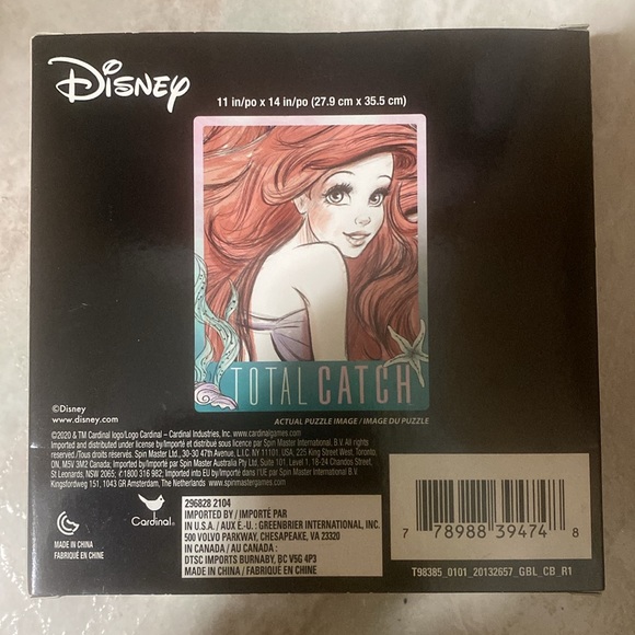 Disney - The little mermaid Ariel 500 Piece Puzzle - Picture 2 of 2